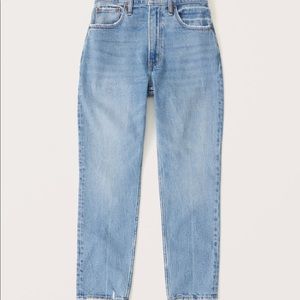 Abercrombie Curve Love High Rise Mom Jeans